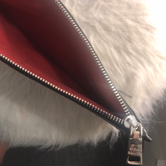 Black Steve Madden wallet with red interior - Picture 2 of 4